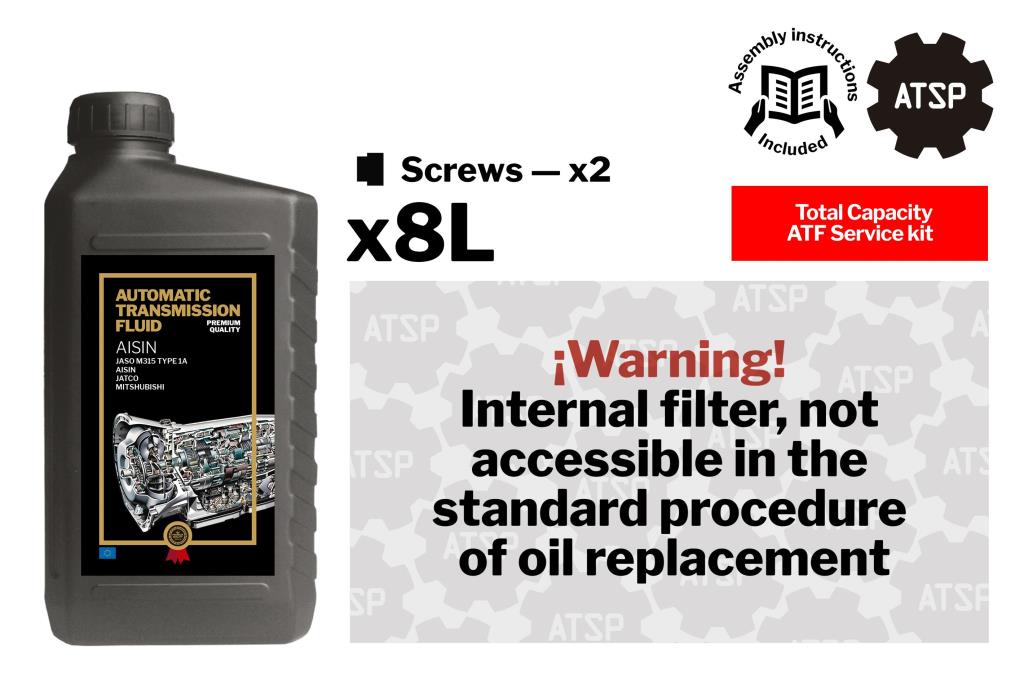 Jeu de pièces, Vidange boîte automatique ATSP 105.107.1004